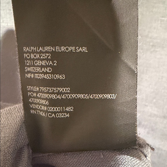 Club Monaco 100% Linen Slim Fit Button Down Shirt Men’s Small Blue Gray - Picture 10 of 11